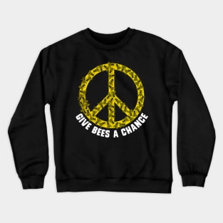 Peace Beekeeping Give Honey Bee Crewneck Sweatshirt